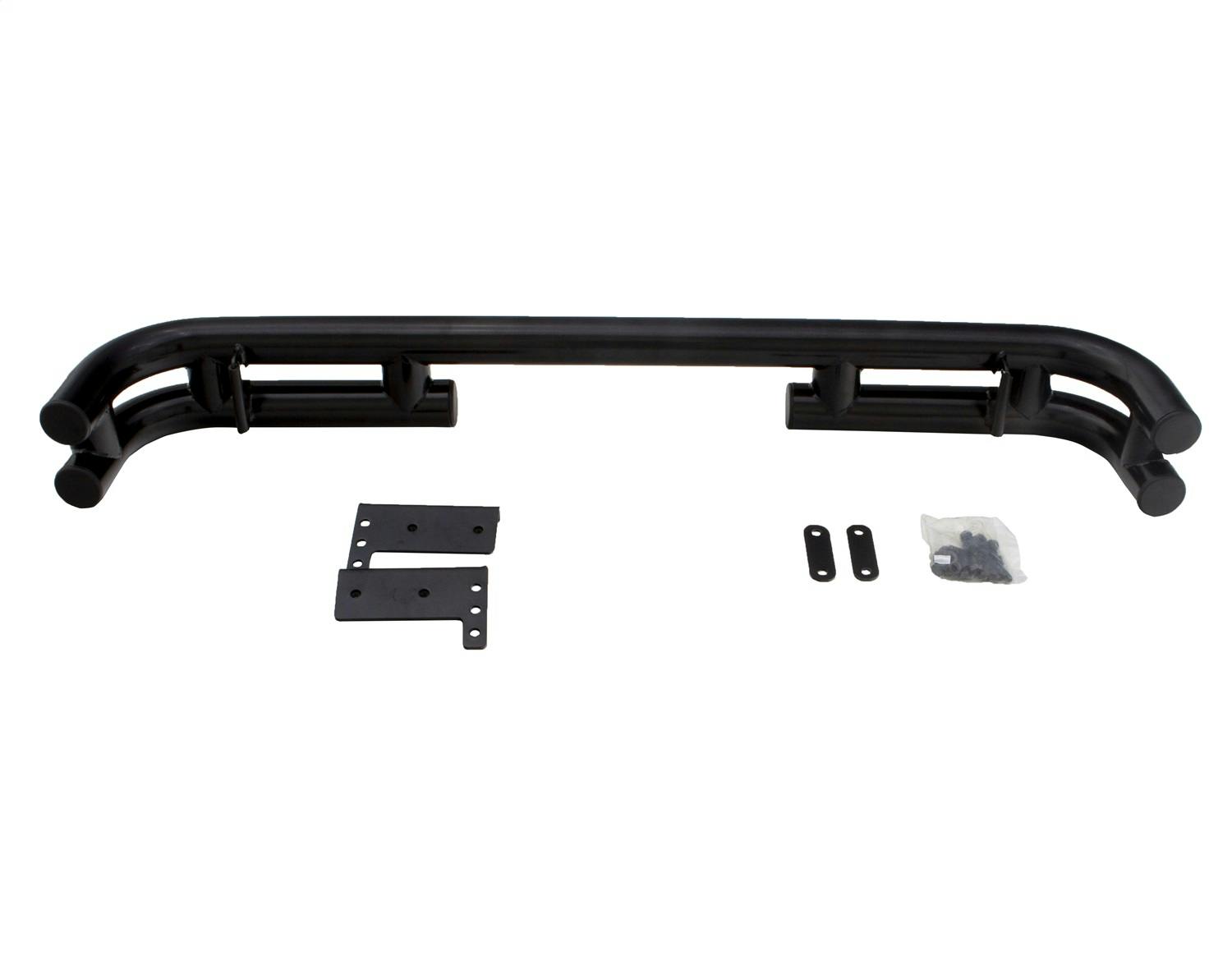 Rampage Products 8822 Rear Double Tube Bumper Black