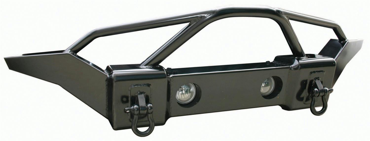 Rampage Products 88510 Front Recovery Bumper; w/Stinger; Black Textured Finish; Lights Sold Separately