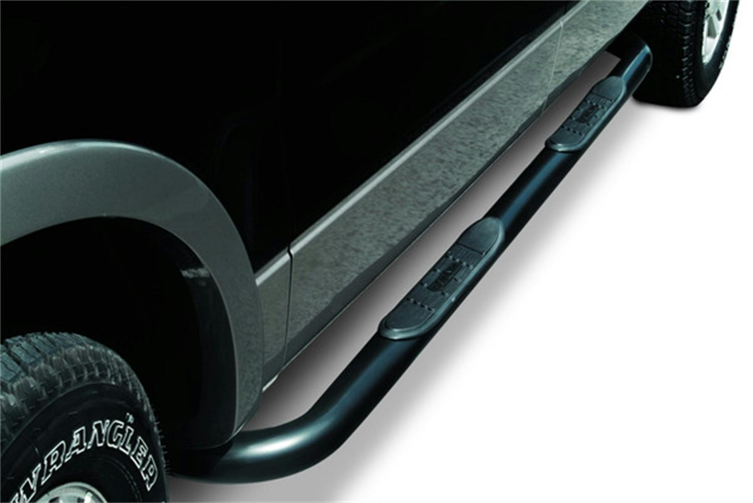 Big Country Truck Accessories 370291 3" Round Classic Side Steps - Complete Kit with Brackets