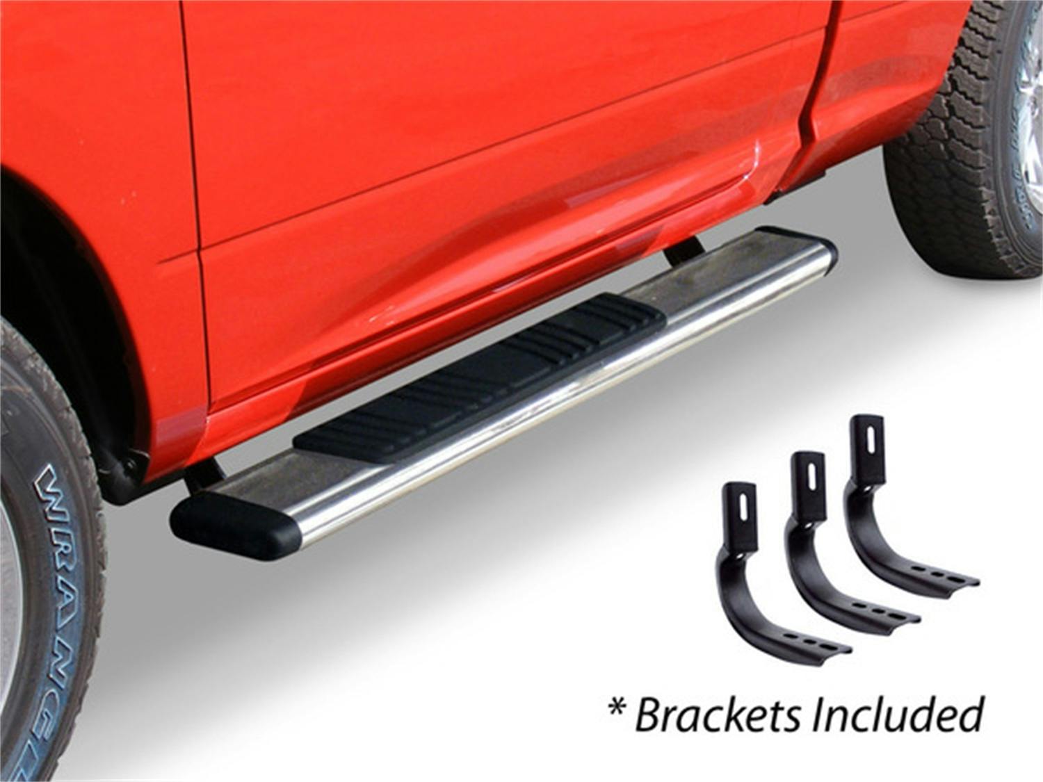 Go Rhino 685412652PS 5" OE Xtreme Low Profile Side Steps with Mounting Brackets Kit