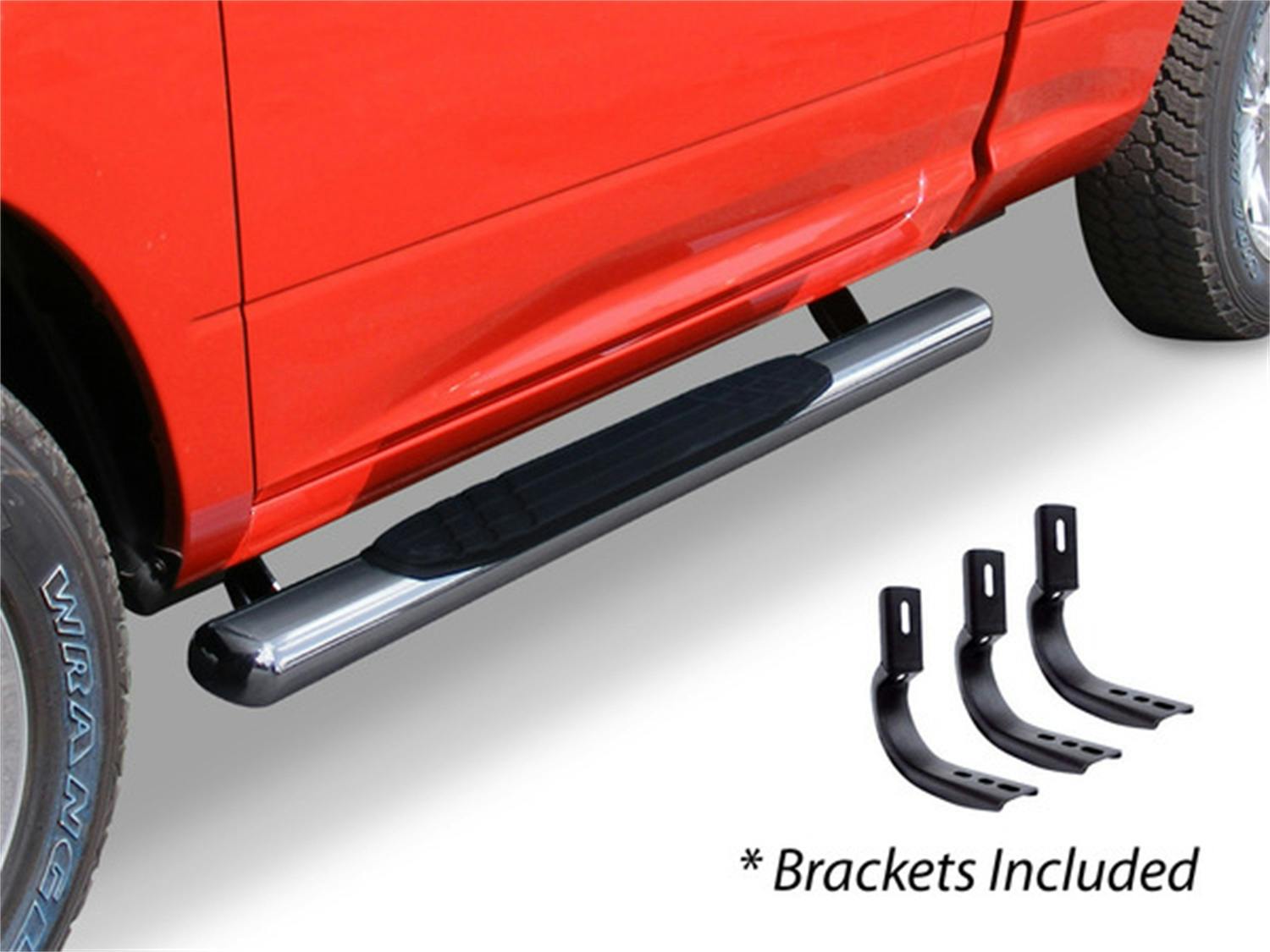 Big Country Truck Accessories 394030526 4" Widesider Side Steps - Complete Kit with Brackets