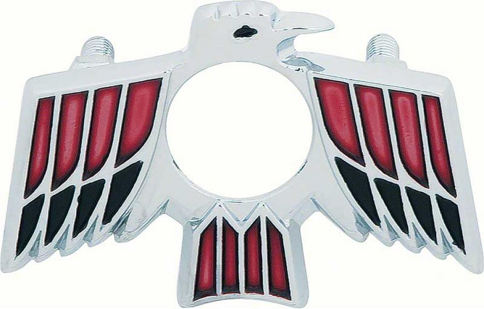1969 Pontiac Firebird, Trunk Lock Bezel, with Hardware, GM Licensed