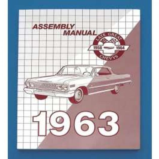 Full Size Chevy Factory Assembly Manual, 1963