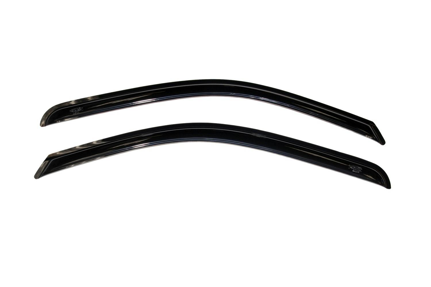 AVS 92002 Ventvisor Deflector; Smoke; Outside Mount; 2 pc.