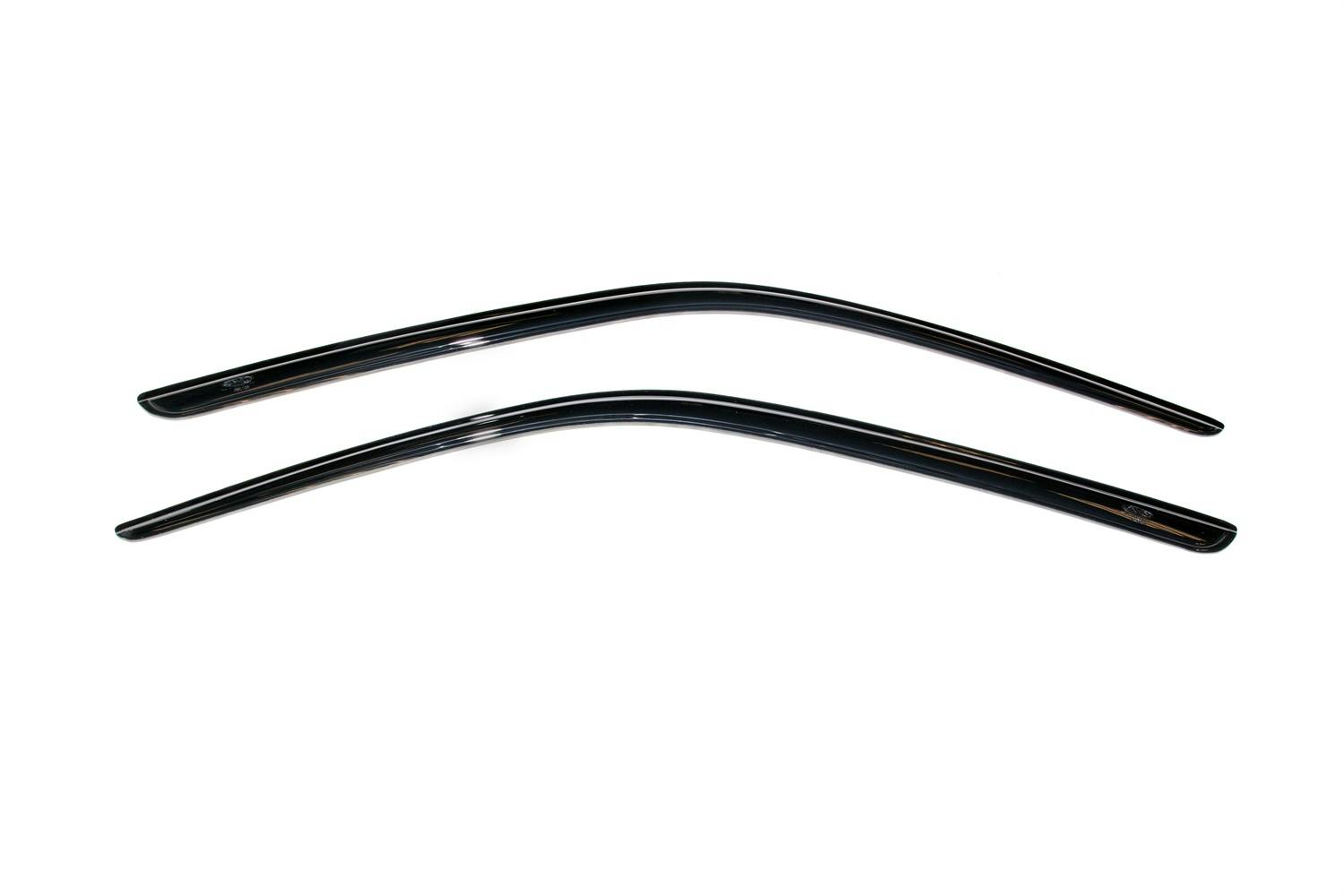 AVS 92010 Ventvisor Deflector; Smoke; Outside Mount; 2 pc.