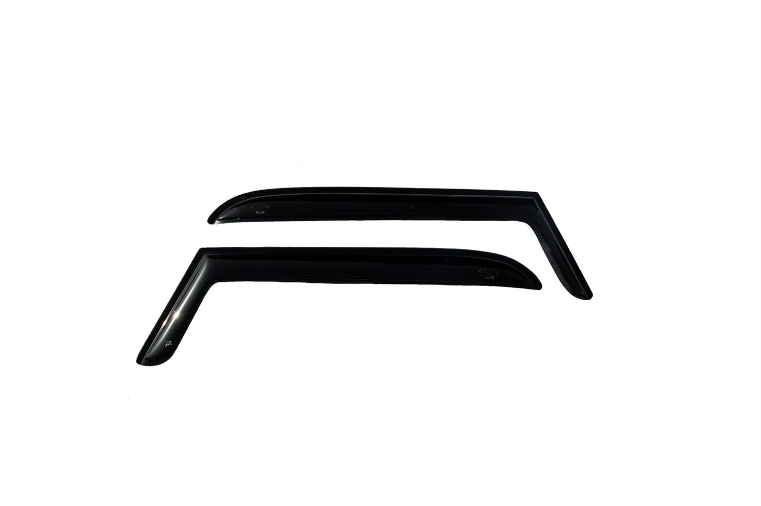 AVS 92054 Ventvisor Deflector; Smoke; Outside Mount; 2 pc.
