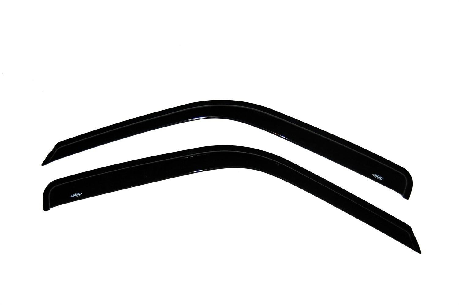 AVS 92099 Ventvisor Deflector; Smoke; Outside Mount; 2 pc.