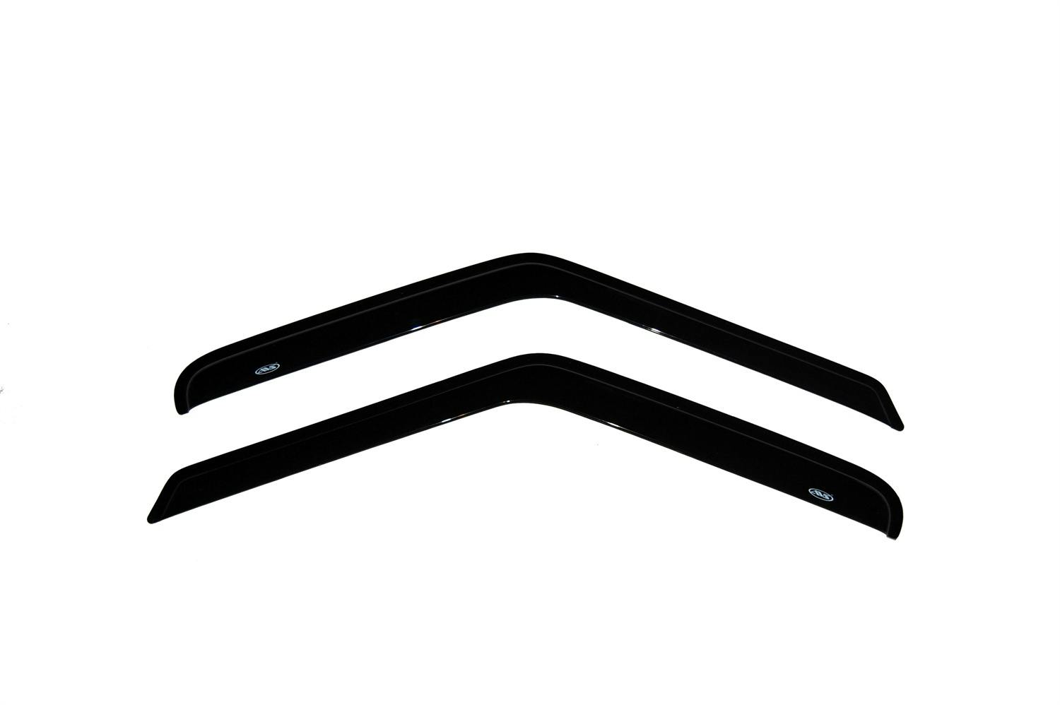 AVS 92127 Ventvisor Deflector; Smoke; Outside Mount; 2 pc.