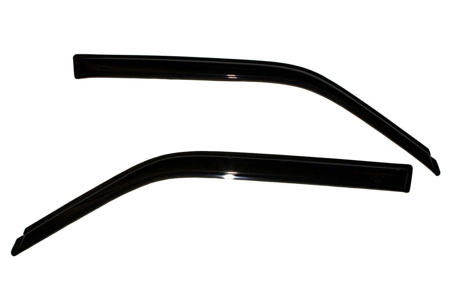 AVS 92137 Ventvisor Deflector; Smoke; Outside Mount; 2 pc.