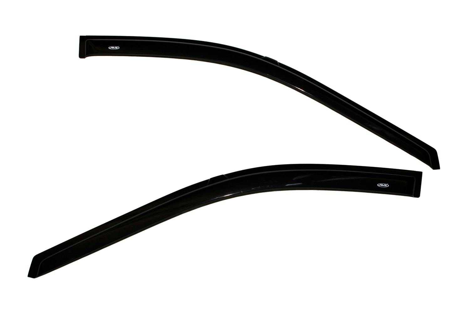 AVS 92301 Ventvisor Deflector; Smoke; Outside Mount; 2 pc.