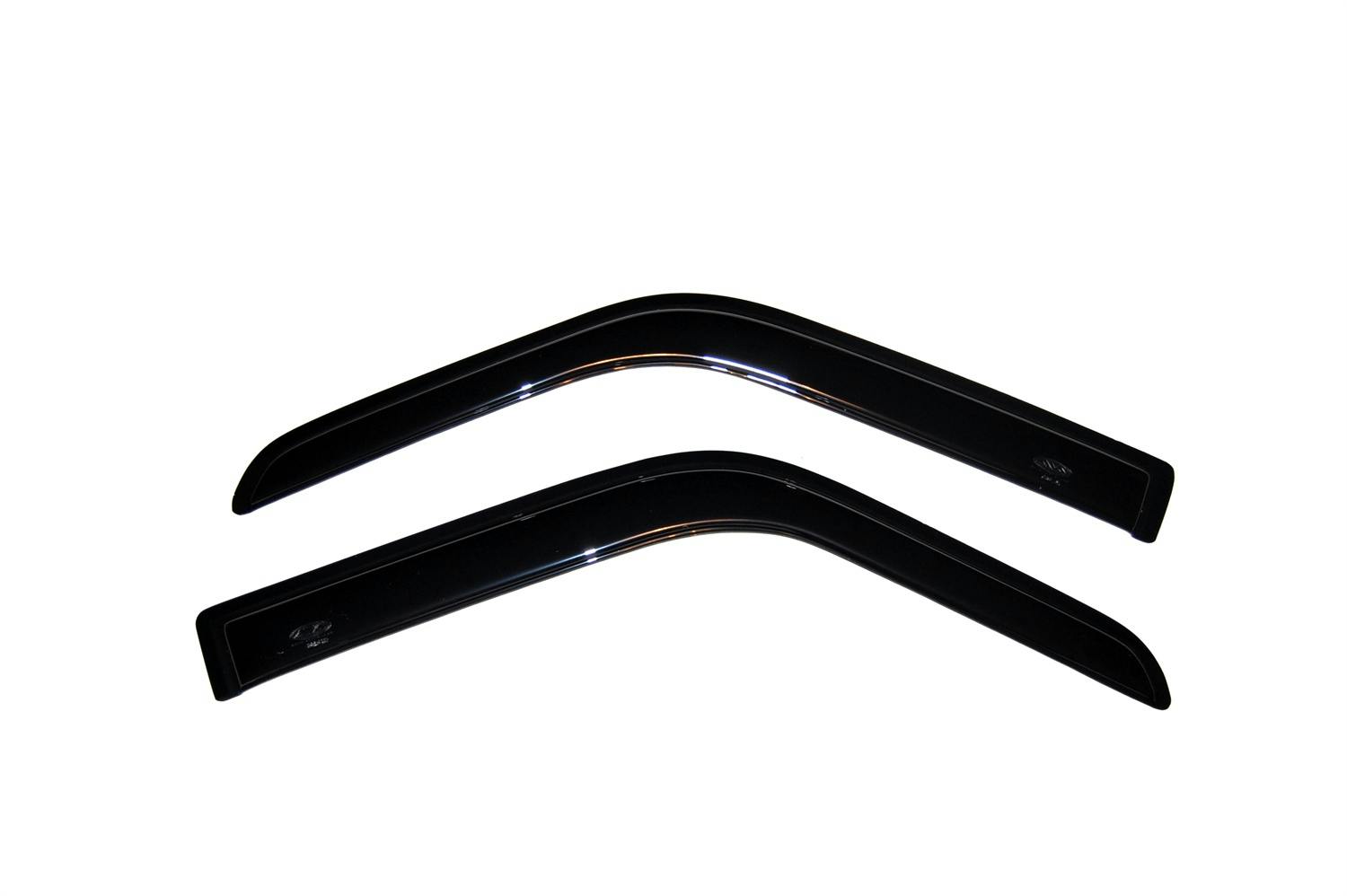 AVS 92315 Ventvisor Deflector; Smoke; Outside Mount; 2 pc.