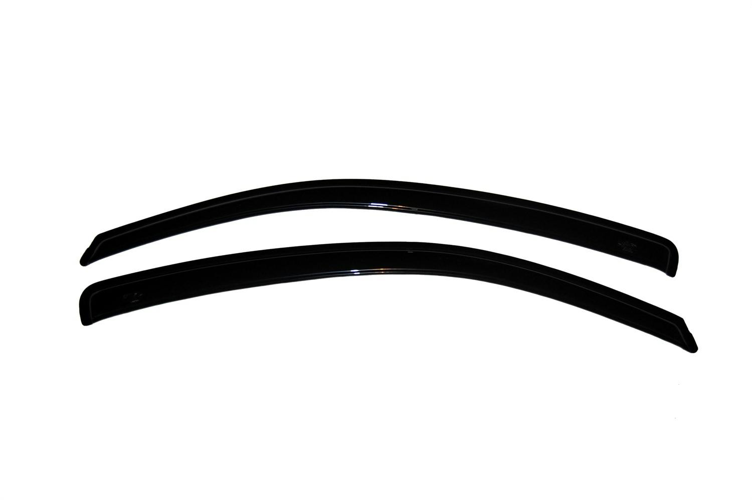 AVS 92322 Ventvisor Deflector; Smoke; Outside Mount; 2 pc.