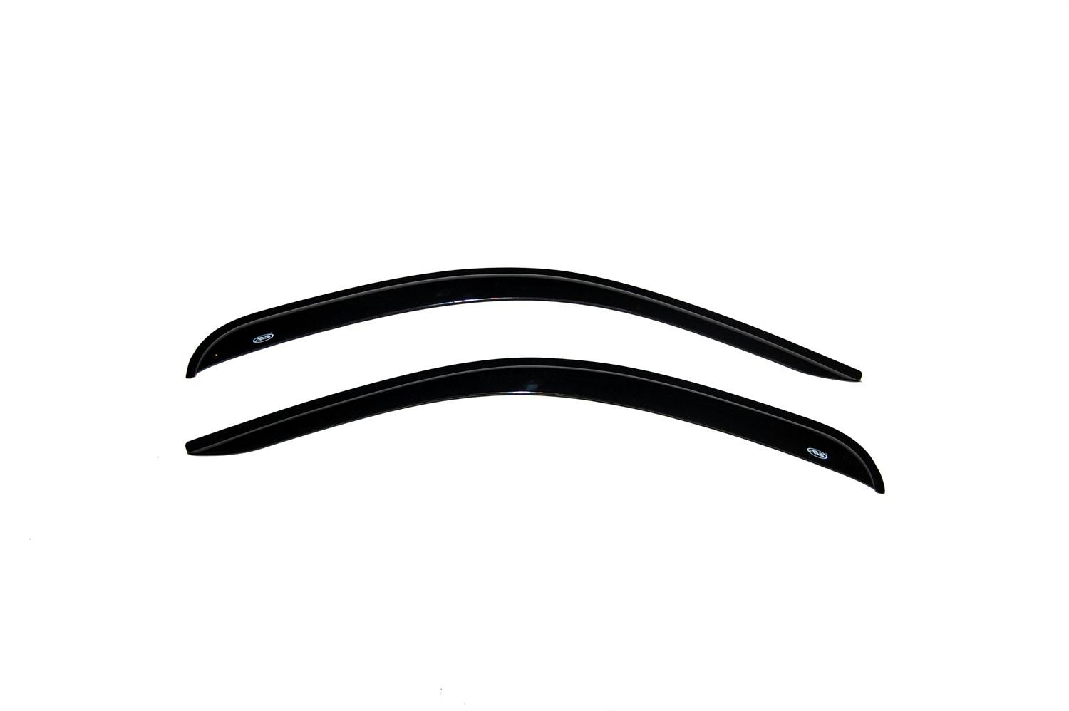 AVS 92326 Ventvisor Deflector; Smoke; Outside Mount; 2 pc.