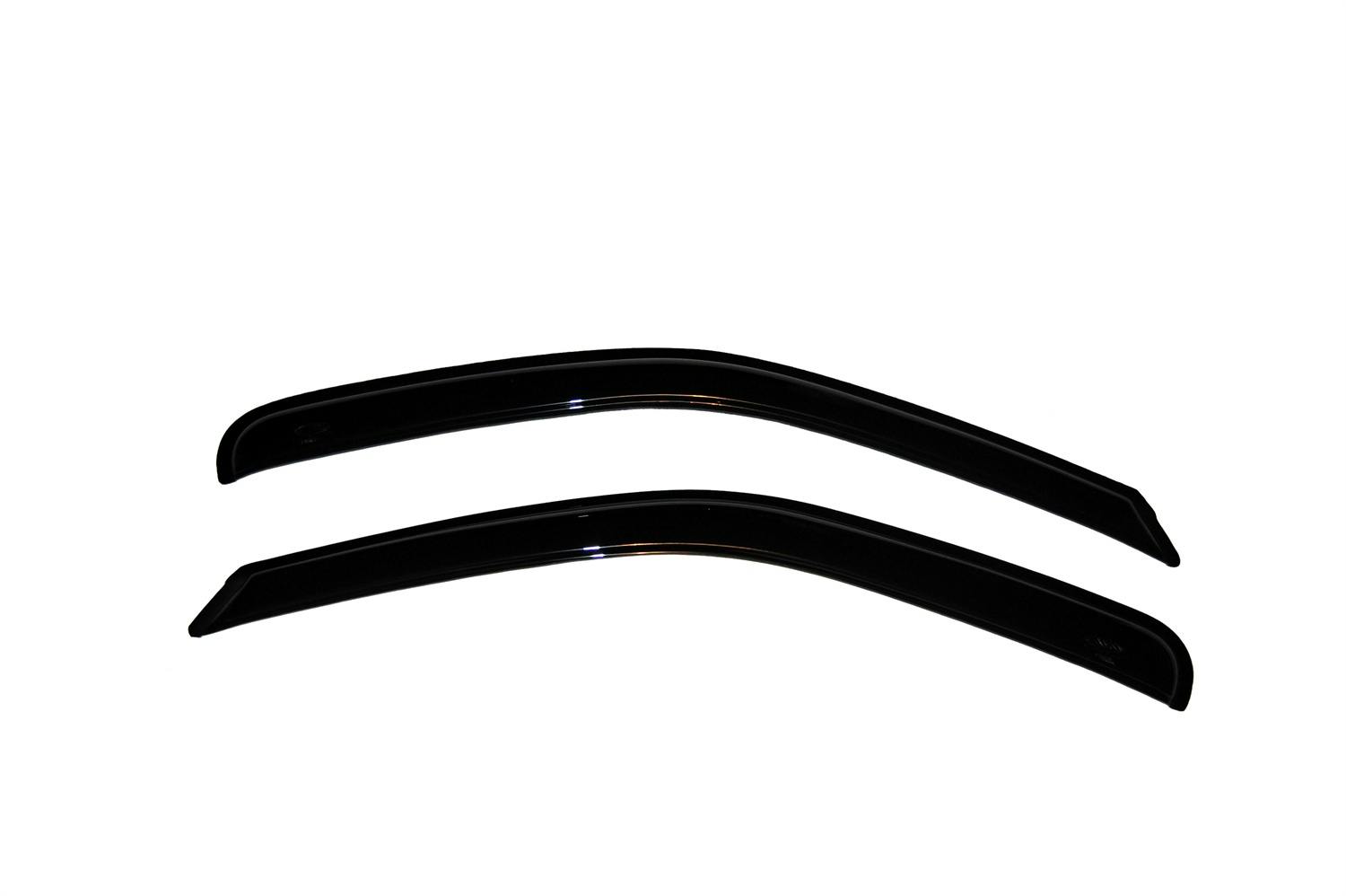 AVS 92335 Ventvisor Deflector; Smoke; Outside Mount; 2 pc.