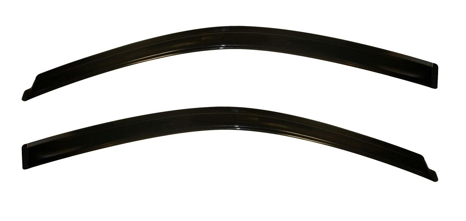 AVS 92348 Ventvisor Deflector; Smoke; Outside Mount; 2 pc.