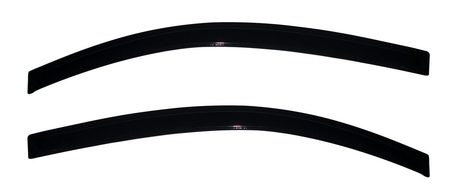 AVS 92385 Ventvisor Deflector; Smoke; Outside Mount; 2 pc.