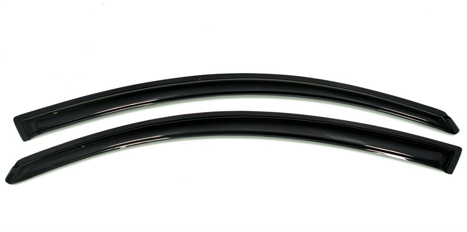 AVS 92392 Ventvisor Deflector; Smoke; Outside Mount; 2 pc.