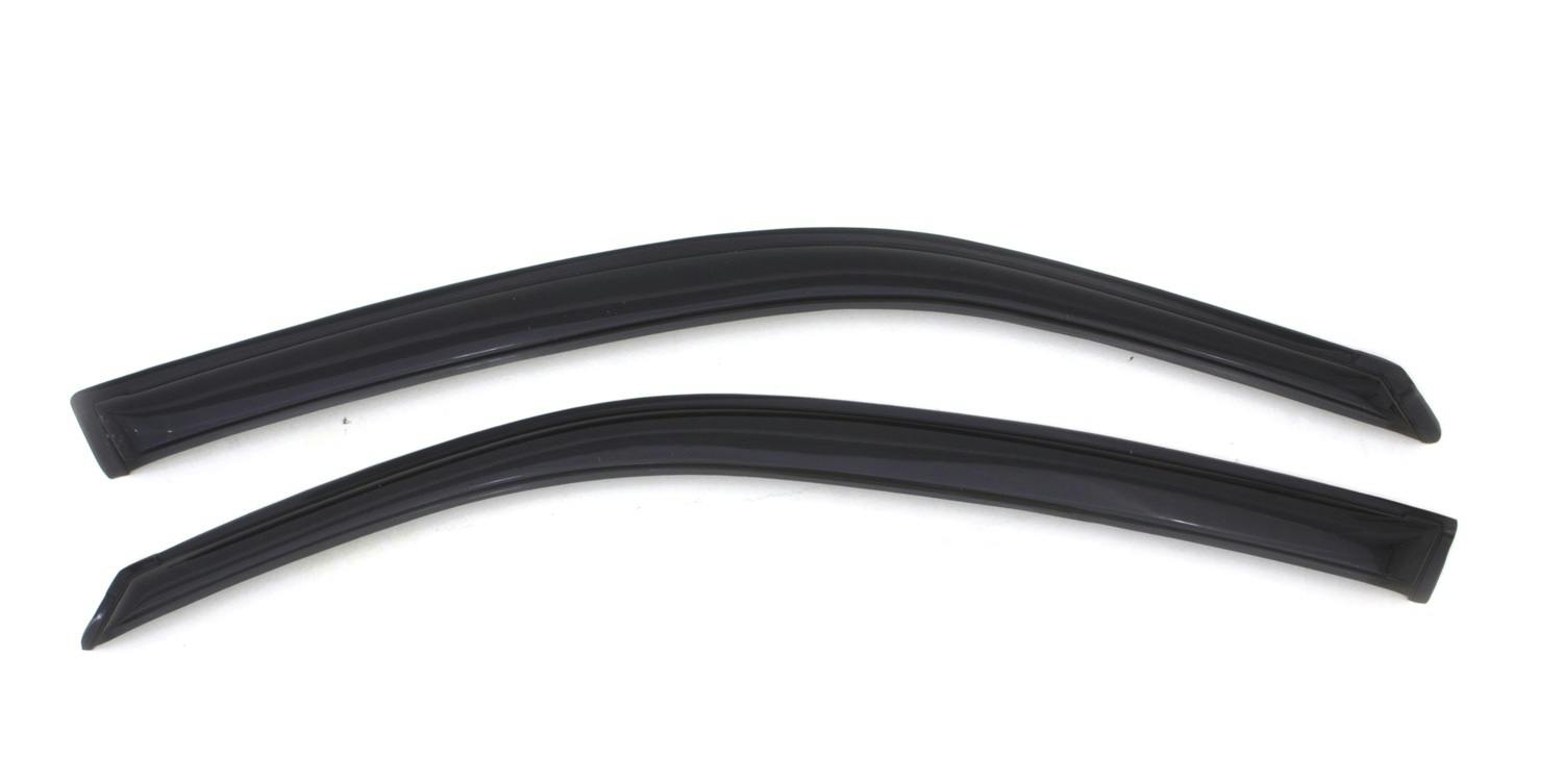 AVS 92405 Ventvisor Deflector; Smoke; Outside Mount; 2 pc.