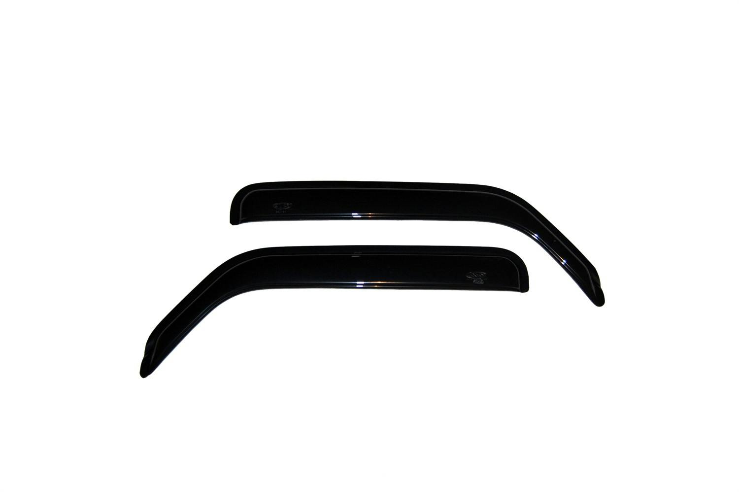 AVS 92416 Ventvisor Deflector; Smoke; Outside Mount; 2 pc.