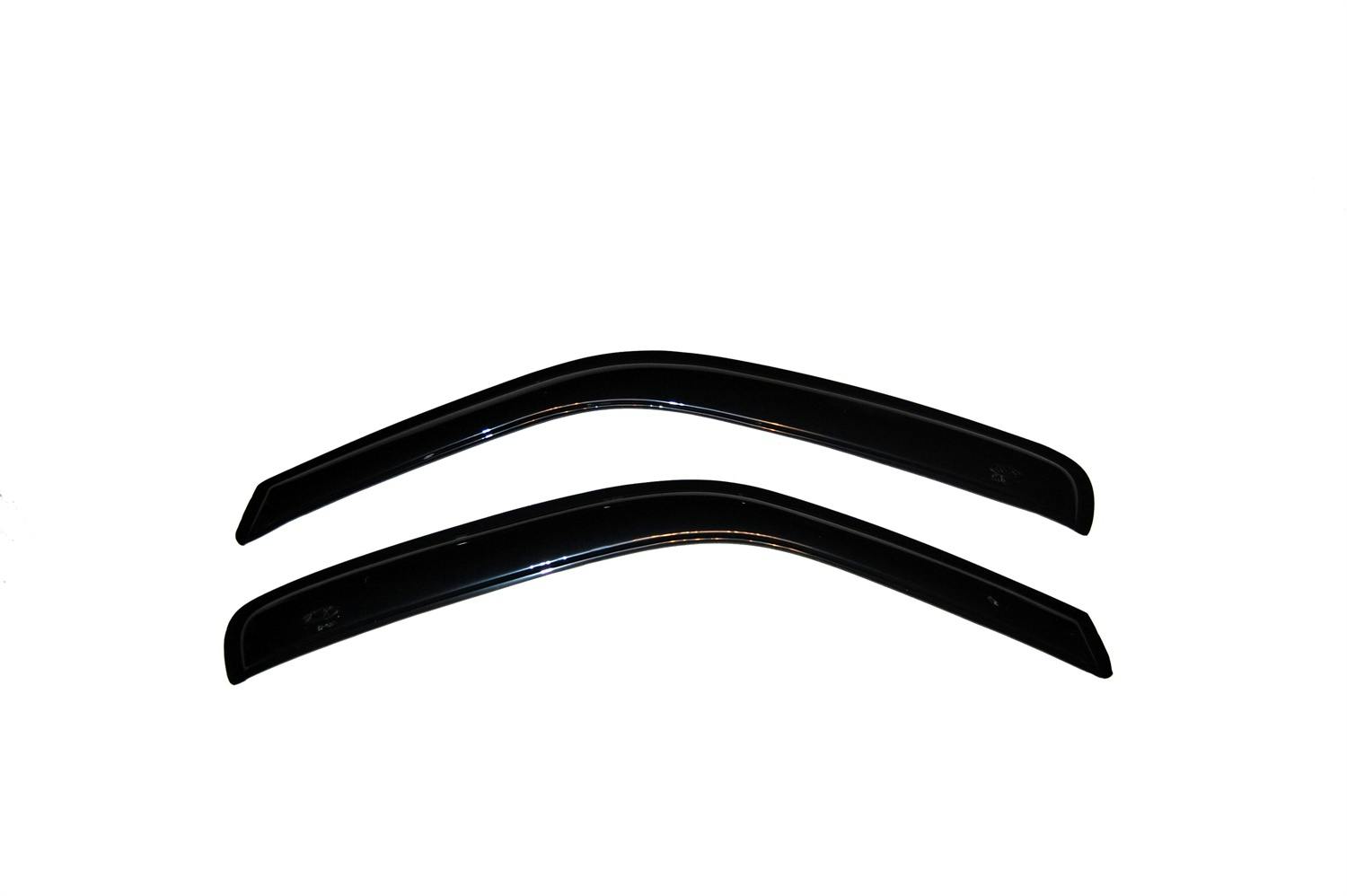 AVS 92455 Ventvisor Deflector; Smoke; Outside Mount; 2 pc.