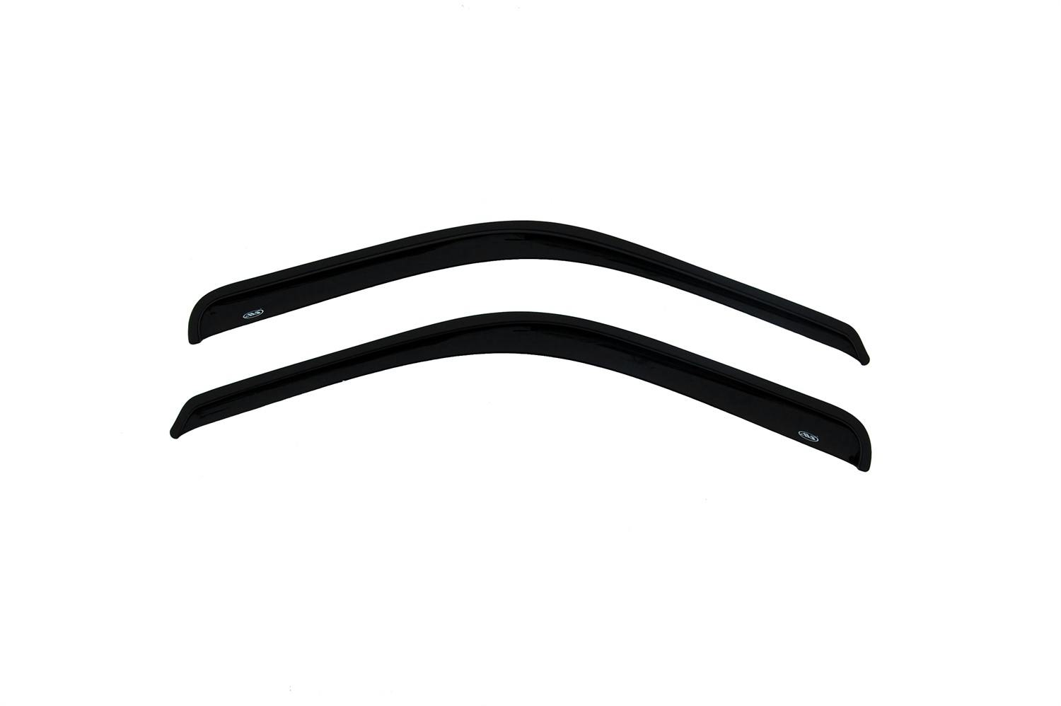AVS 92503 Ventvisor Deflector; Smoke; Outside Mount; 2 pc.