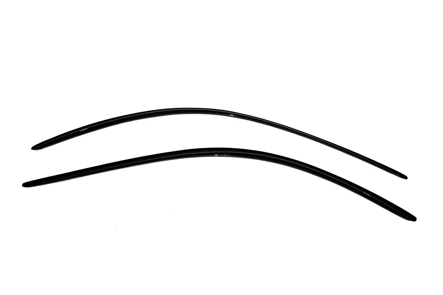 AVS 92514 Ventvisor Deflector; Smoke; Outside Mount; 2 pc.