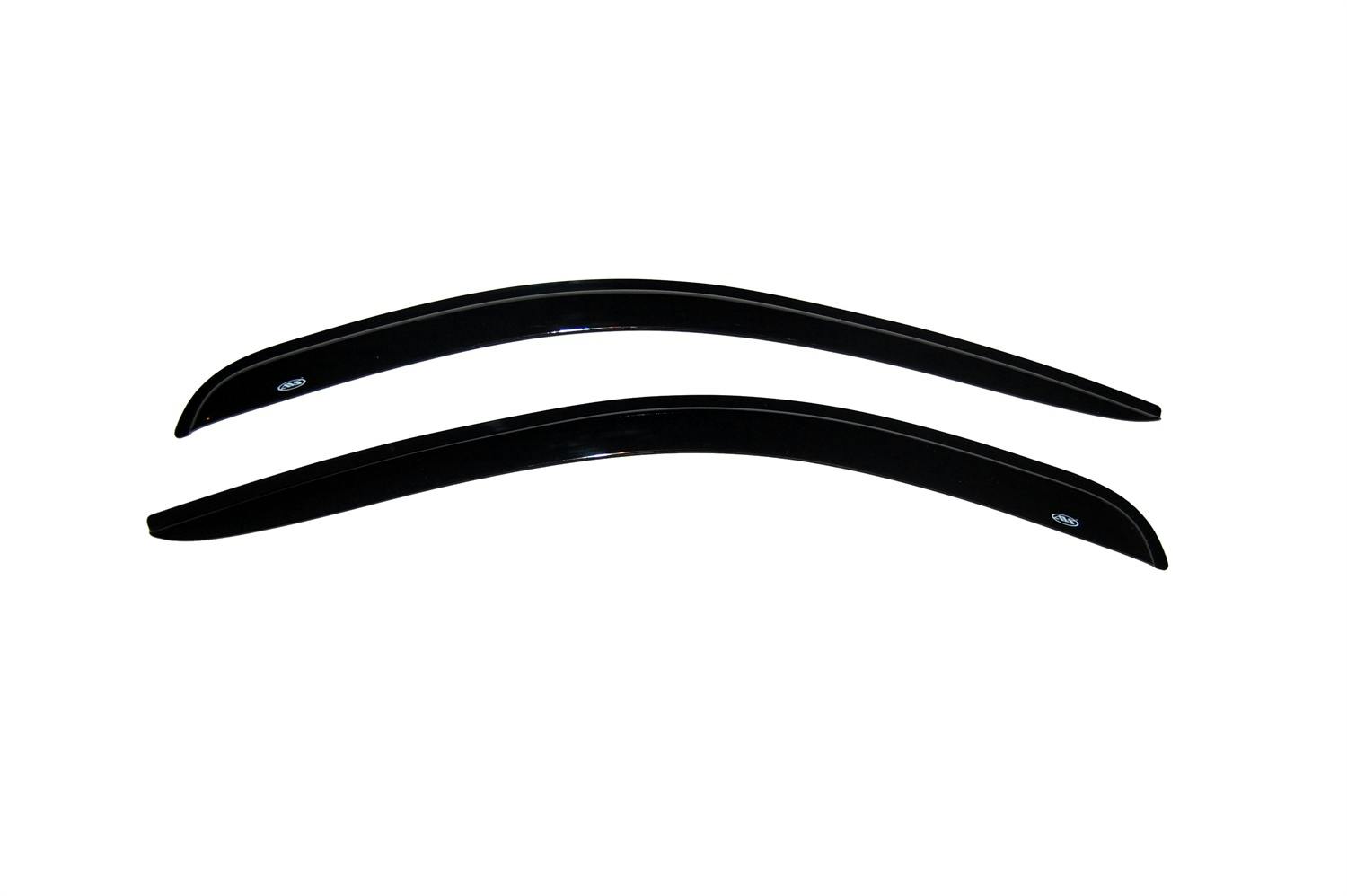 AVS 92607 Ventvisor Deflector; Smoke; Outside Mount; 2 pc.