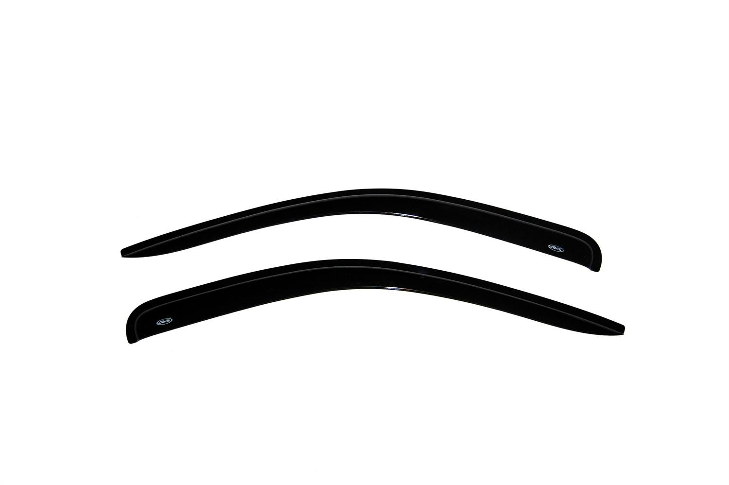 AVS 92620 Ventvisor Deflector; Smoke; Outside Mount; 2 pc.