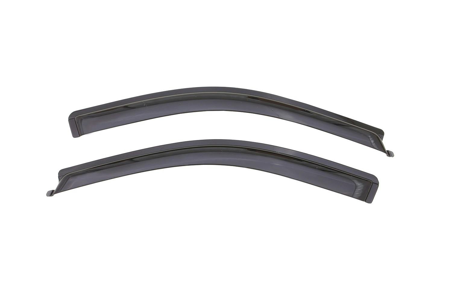 AVS 92805 Ventvisor Deflector; Smoke; Outside Mount; 2 pc.