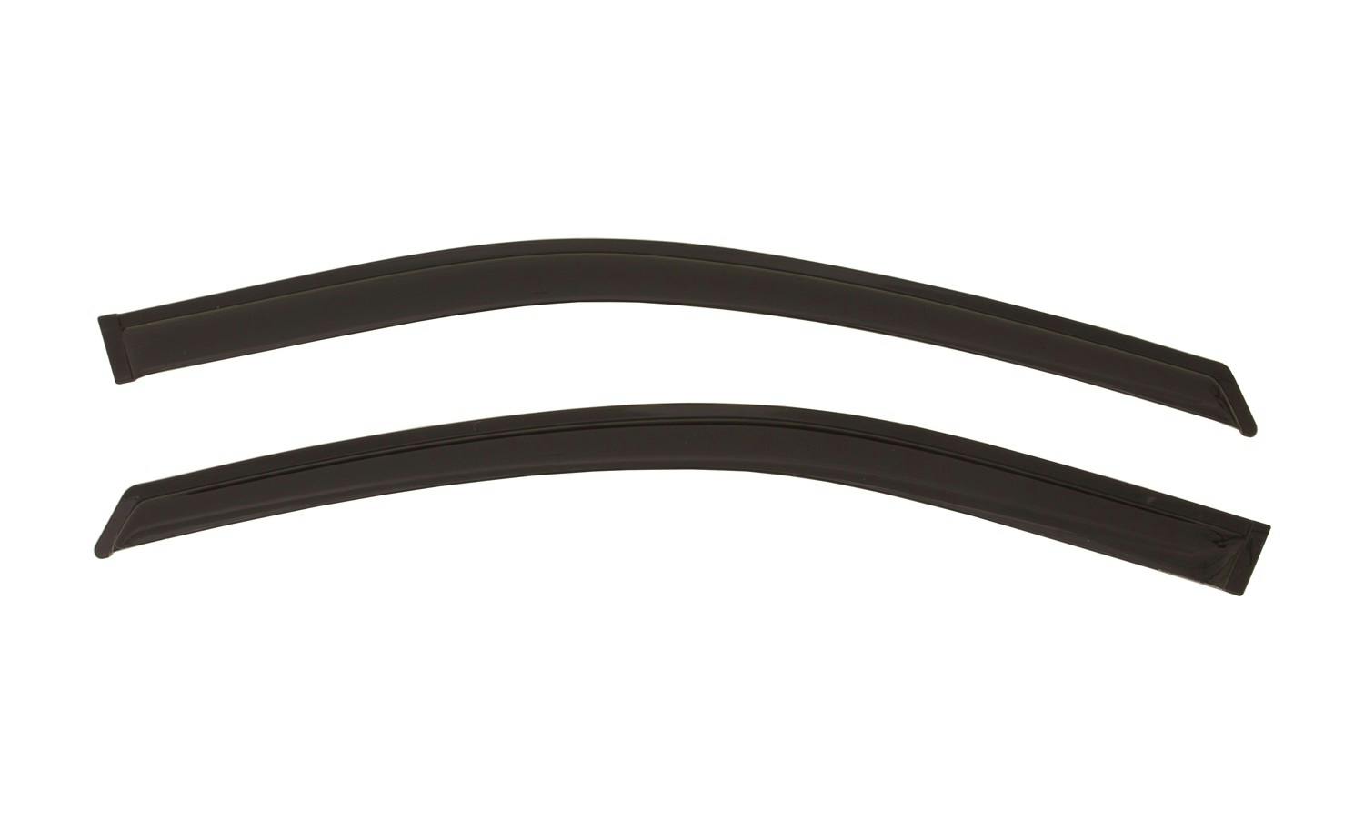 AVS 92908 Ventvisor Deflector; Smoke; Outside Mount; 2 pc.
