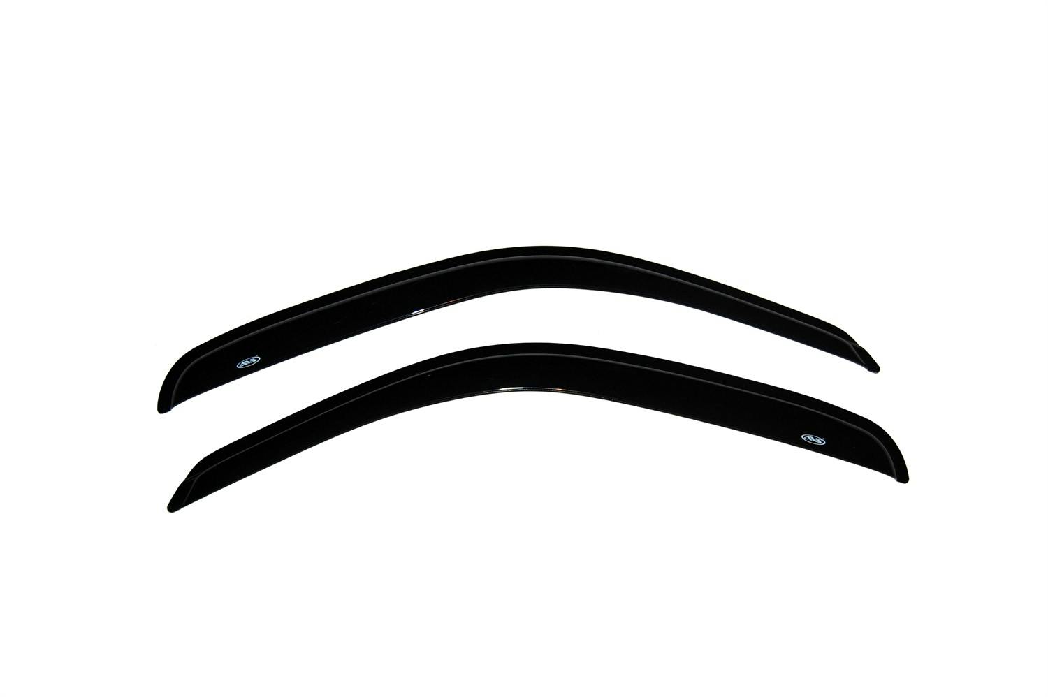AVS 92925 Ventvisor Deflector; Smoke; Outside Mount; 2 pc.