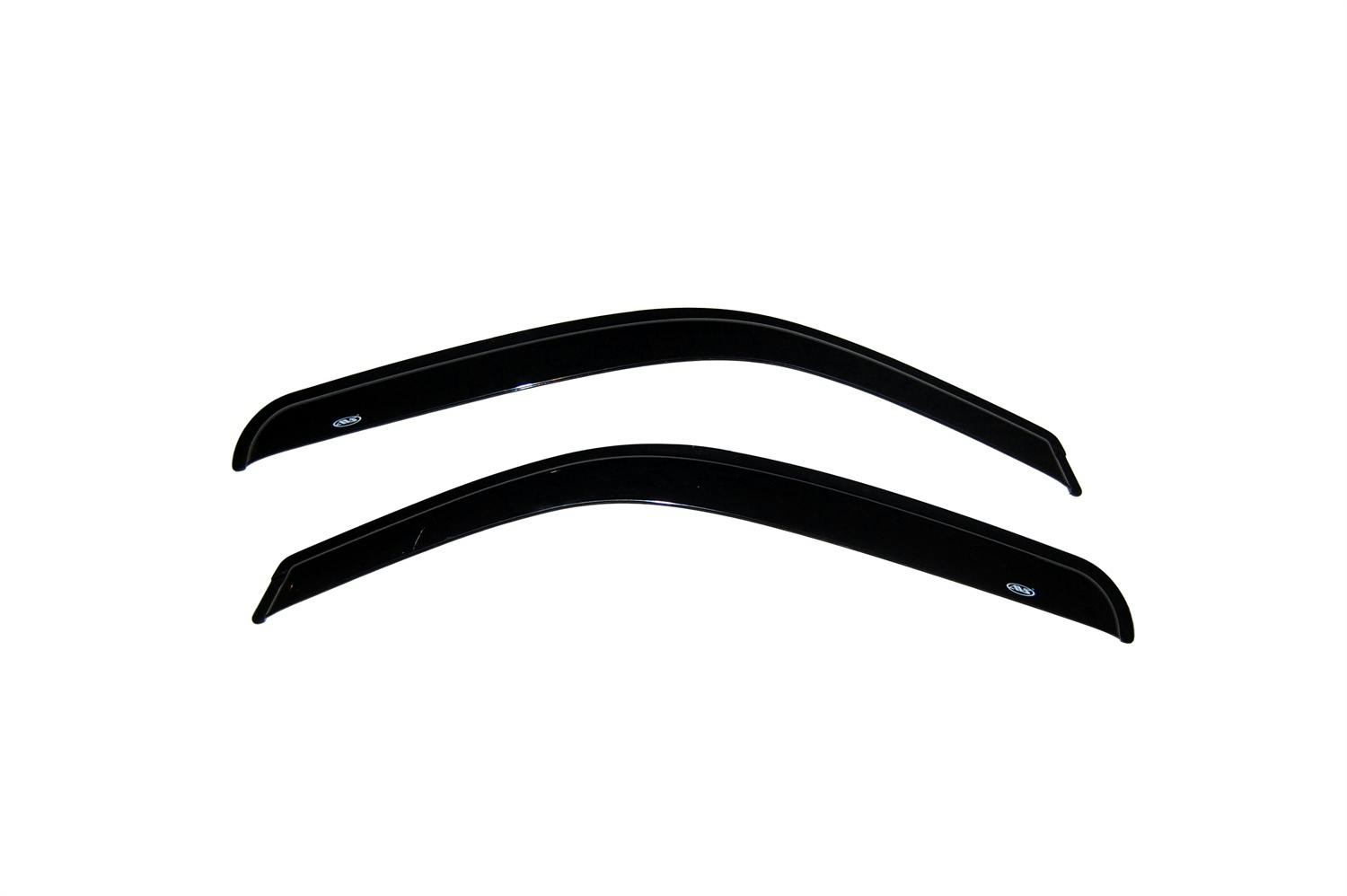 AVS 92956 Ventvisor Deflector; Smoke; Outside Mount; 2 pc.