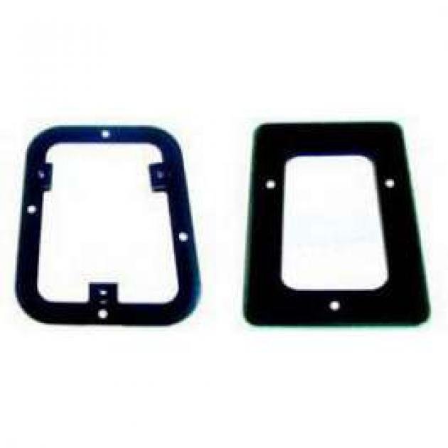 Firebird Shifter Plate & Boot Retainer Set, Manual Transmission, For Cars Without Console, 1967-1968