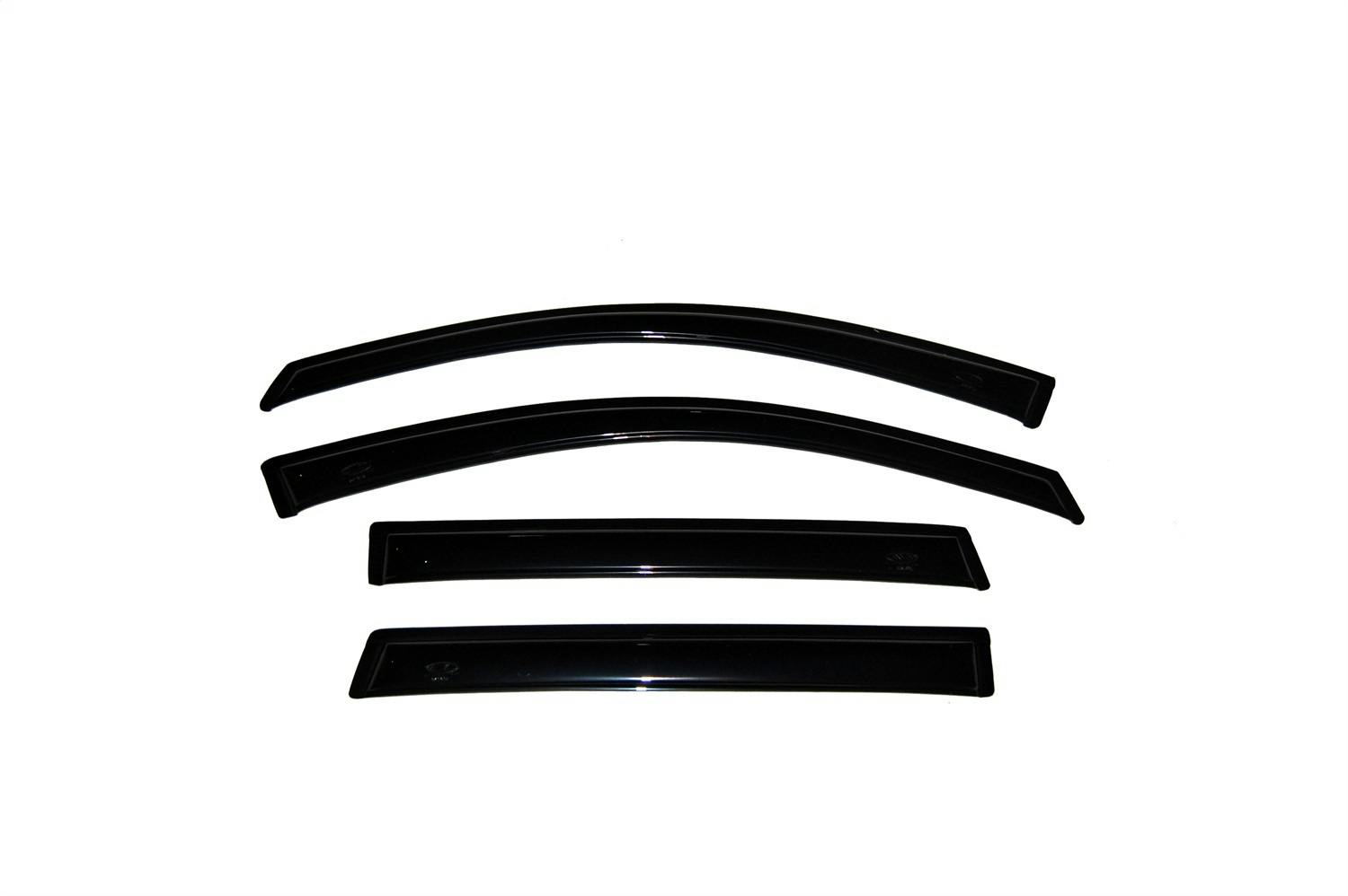 AVS 94169 Ventvisor Deflector; Smoke; Outside Mount; 4 pc.