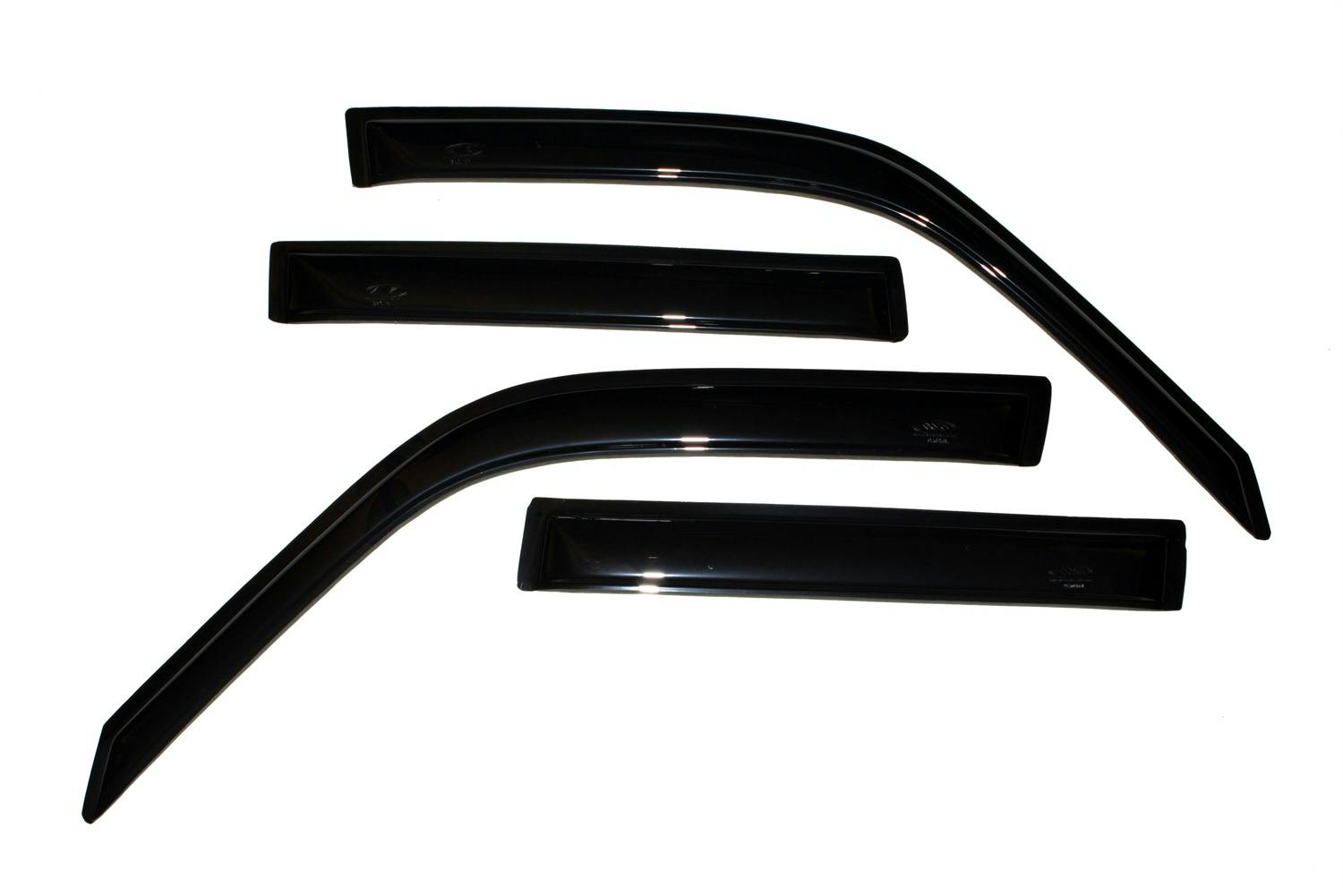 AVS 94016 Ventvisor Deflector; Smoke; Outside Mount; 4 pc.