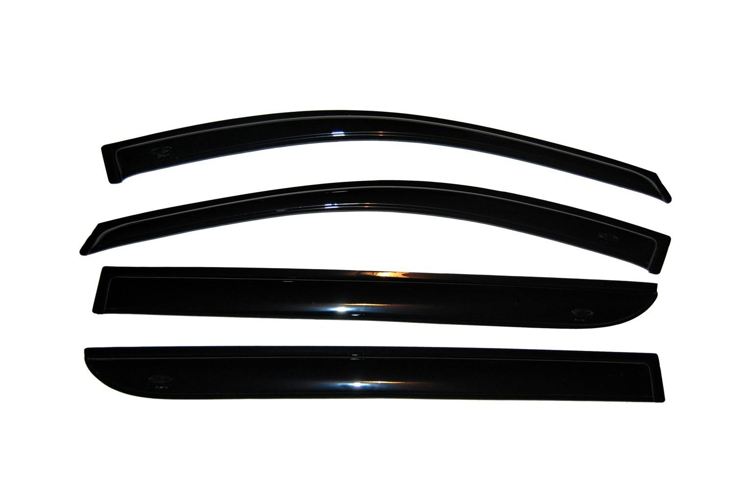 AVS 94029 Ventvisor Deflector; Smoke; Outside Mount; 4 pc.