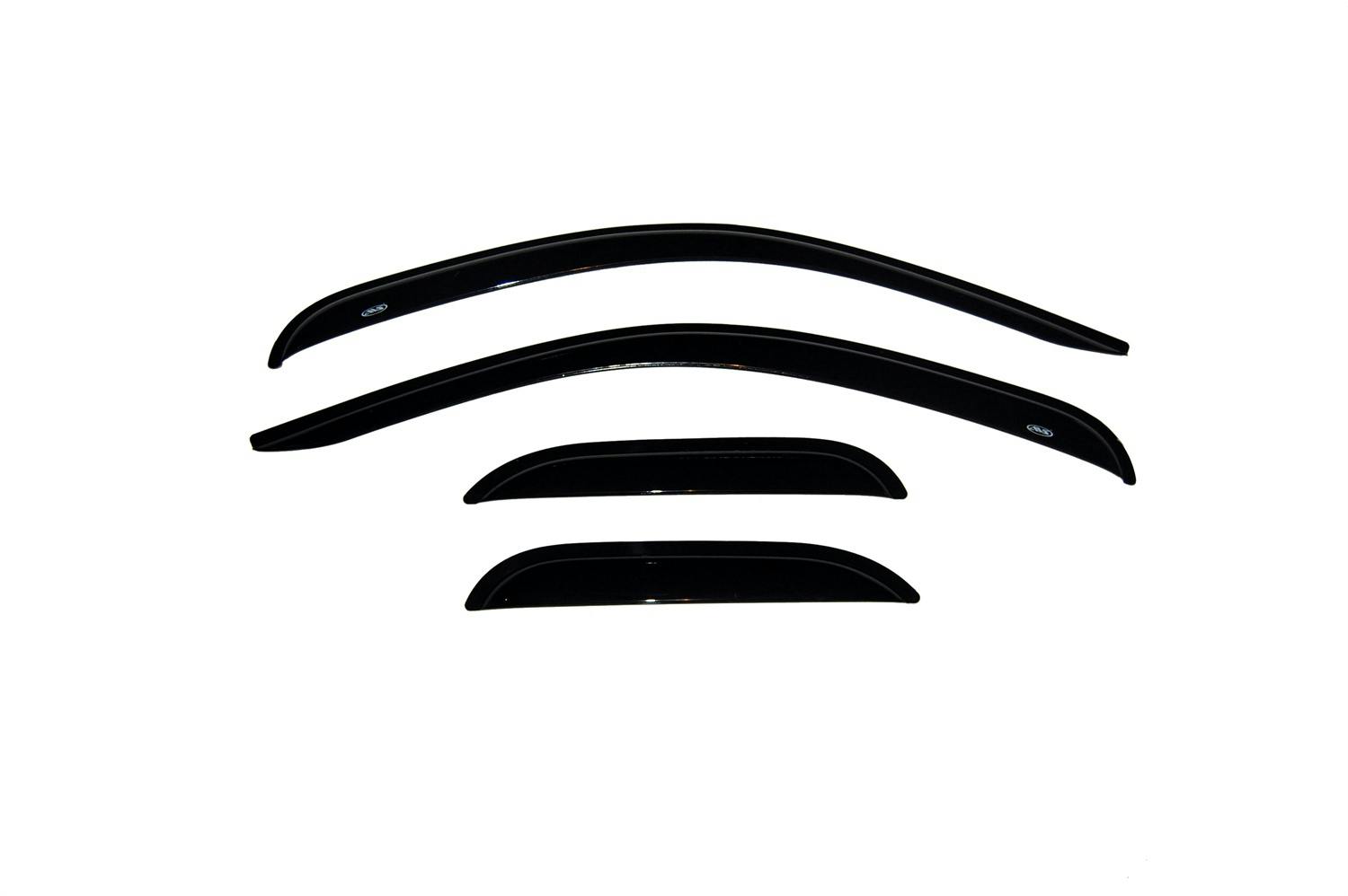 AVS 94704 Ventvisor Deflector; Smoke; Outside Mount; 4 pc.