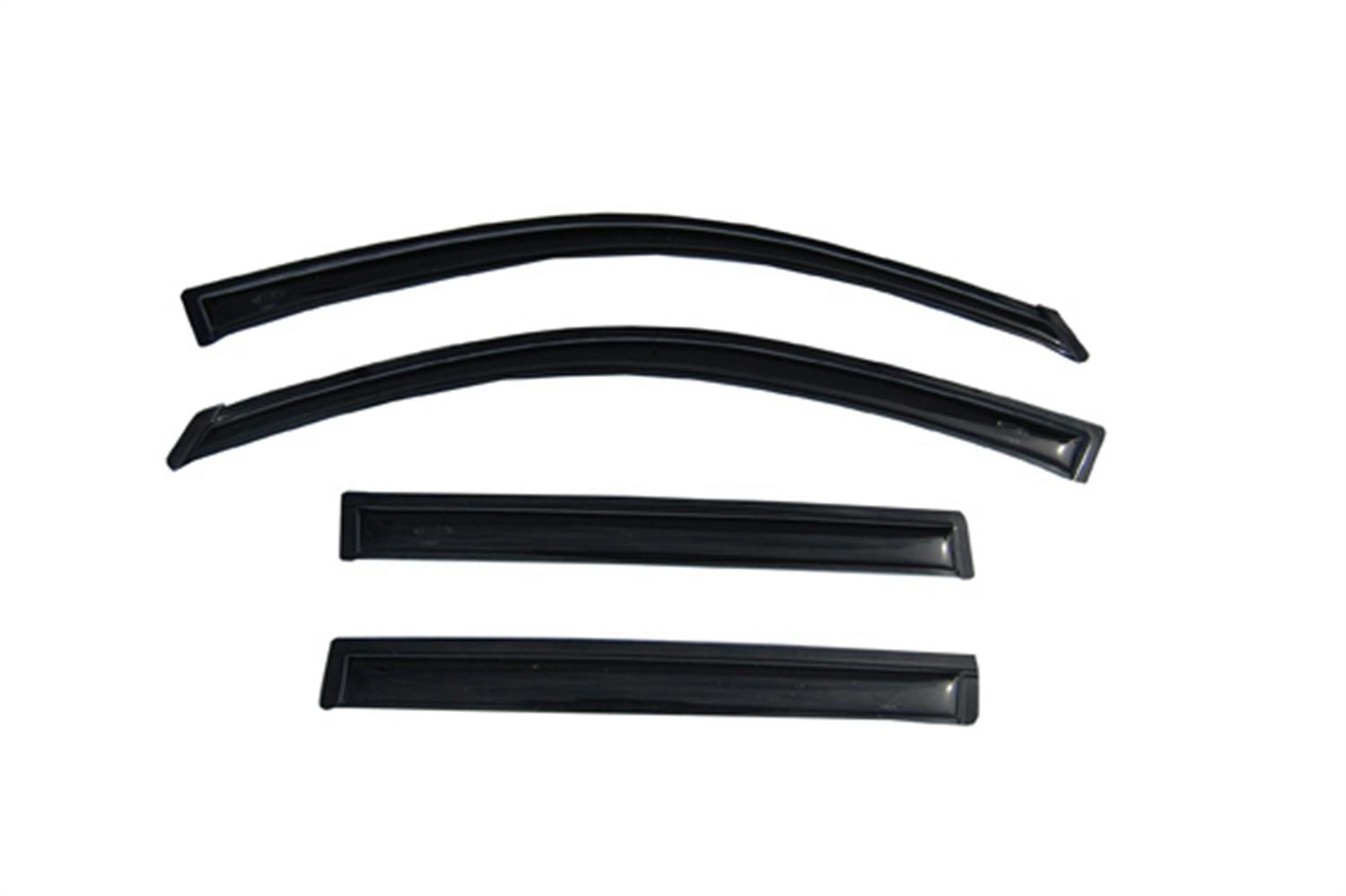 AVS 94063 Ventvisor Deflector; Smoke; Outside Mount; 4 pc.