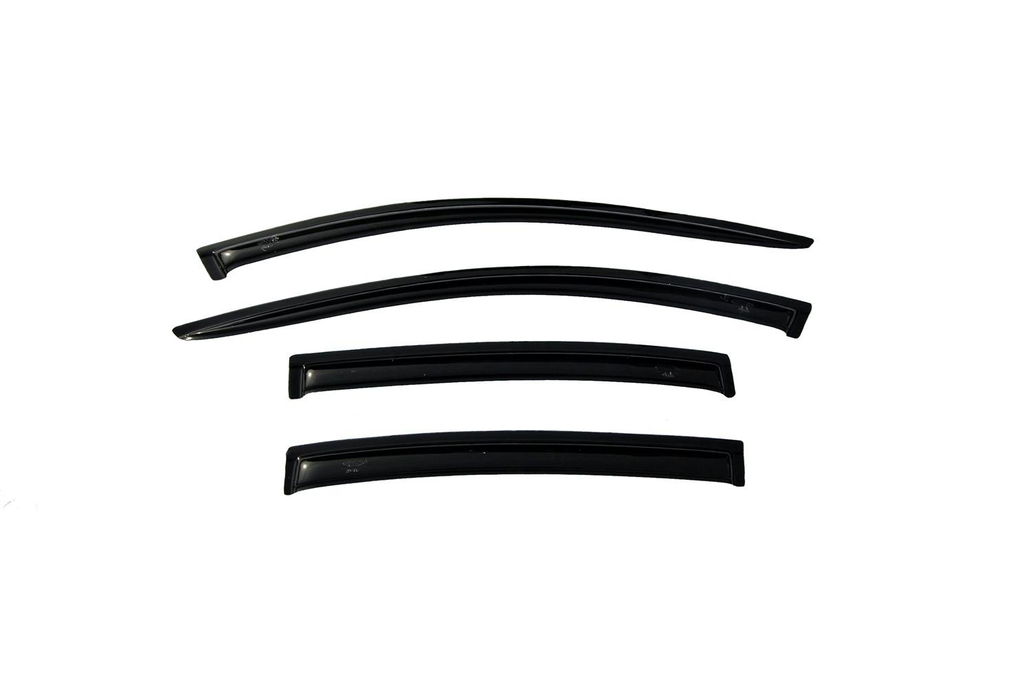 AVS 94068 Ventvisor Deflector; Smoke; Outside Mount; 4 pc.