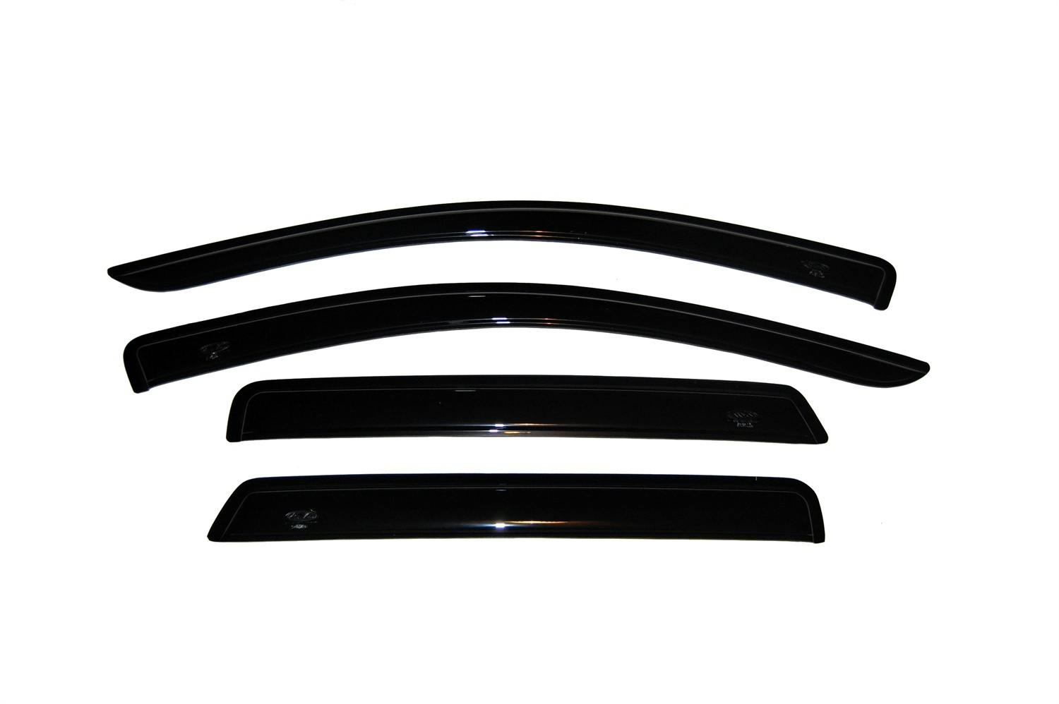 AVS 94072 Ventvisor Deflector; Smoke; Outside Mount; 4 pc.