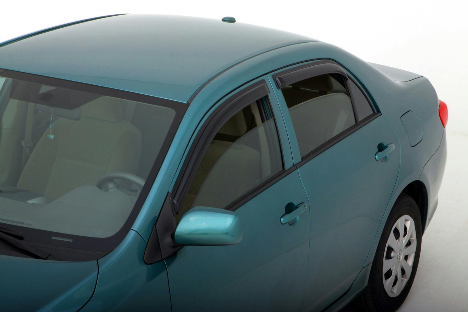 AVS 94073 Ventvisor Deflector; Smoke; Outside Mount; 4 pc.