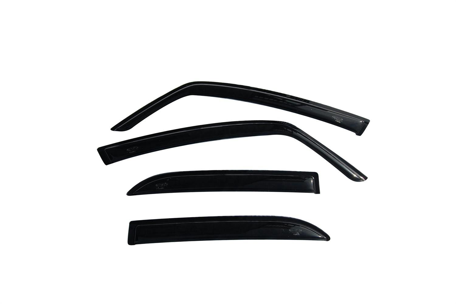 AVS 94085 Ventvisor Deflector; Smoke; Outside Mount; 4 pc.