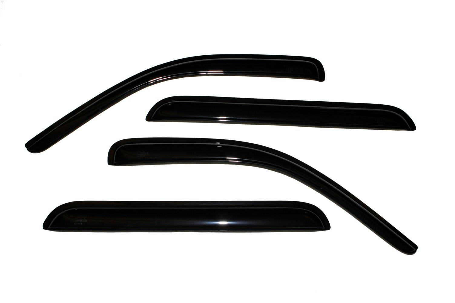 AVS 94119 Ventvisor Deflector; Smoke; Outside Mount; 4 pc.