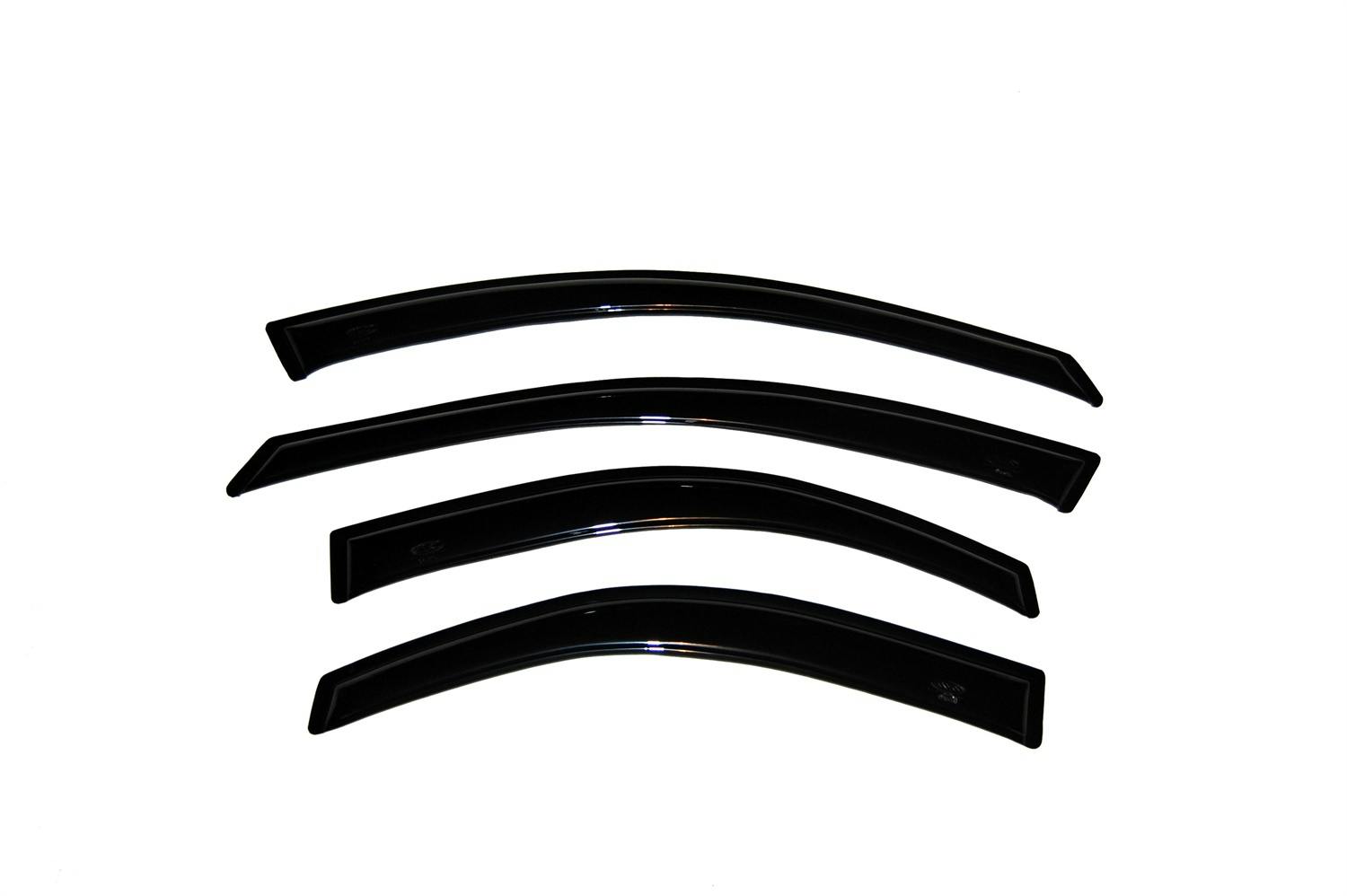 AVS 94137 Ventvisor Deflector; Smoke; Outside Mount; 4 pc.