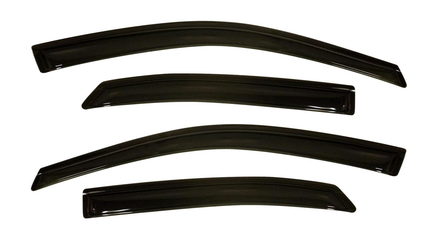 AVS 94186 Ventvisor Deflector; Smoke; Outside Mount; 4 pc.