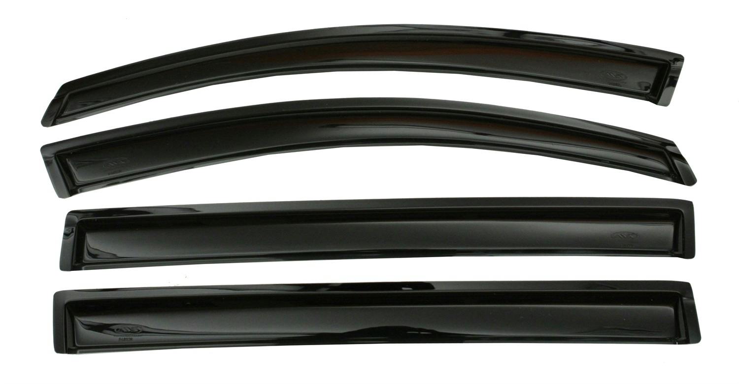 AVS 94203 Ventvisor Deflector; Smoke; Outside Mount; 4 pc.
