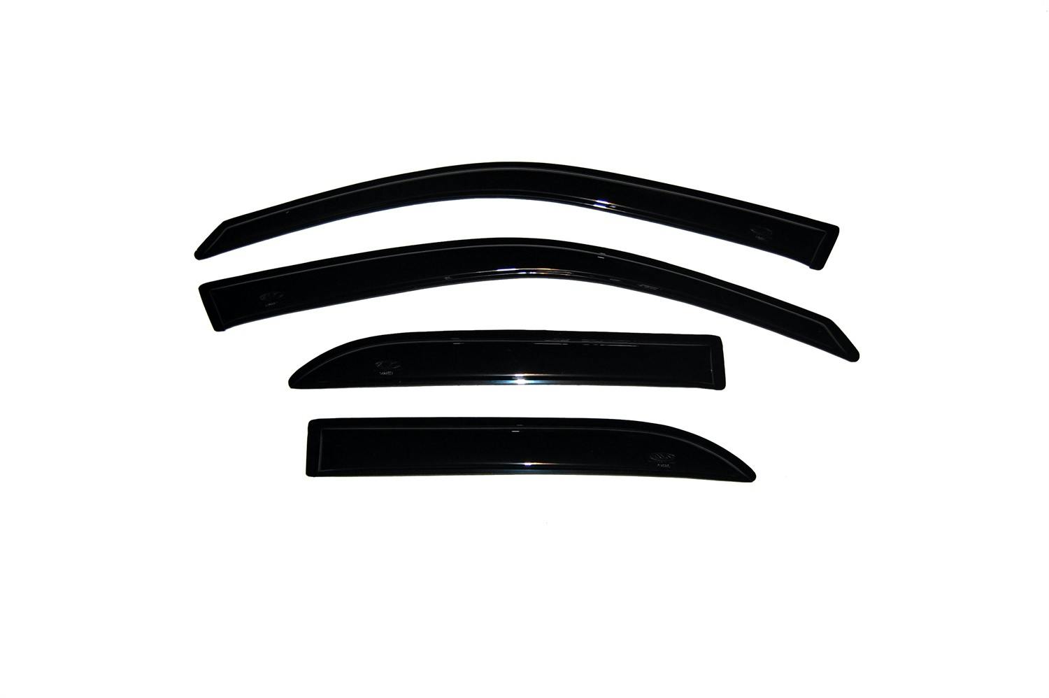 AVS 94223 Ventvisor Deflector; Smoke; Outside Mount; 4 pc.