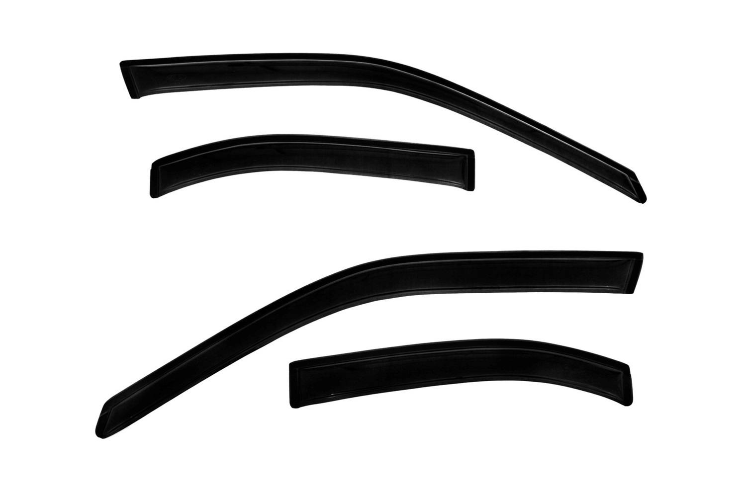 AVS 94227 Ventvisor Deflector; Smoke; Outside Mount; 4 pc.