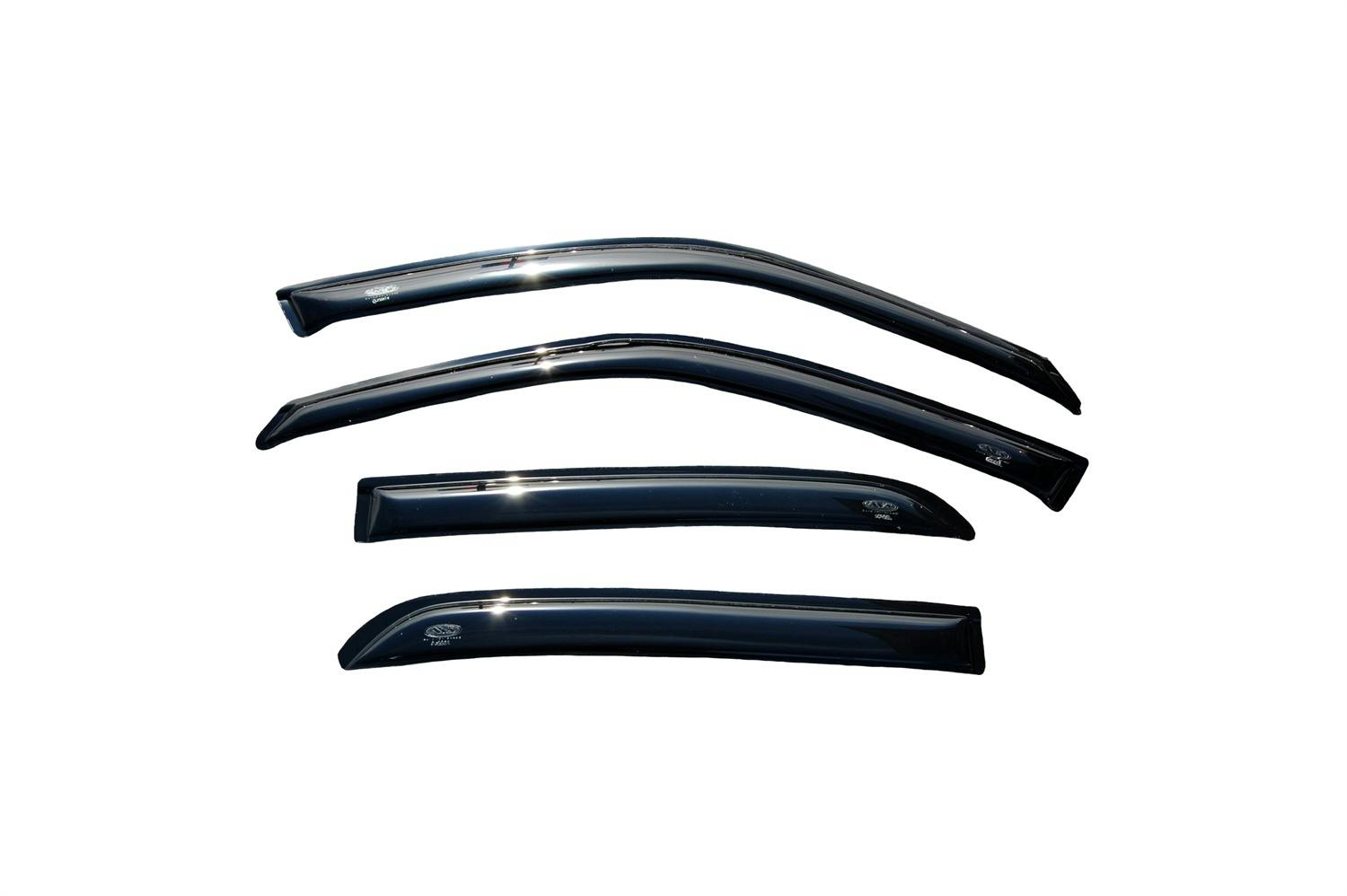 AVS 94228 Ventvisor Deflector; Smoke; Outside Mount; 4 pc.