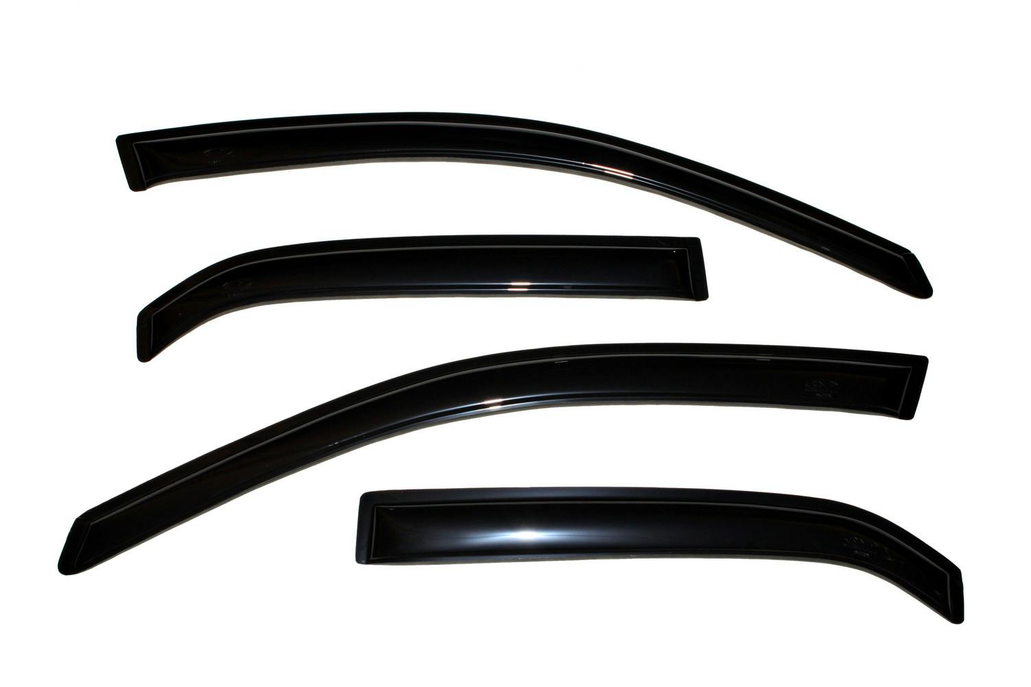 AVS 94229 Ventvisor Deflector; Smoke; Outside Mount; 4 pc.